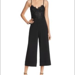 Bardot Brittany Lace wide leg Jumpsuit Romper NWT